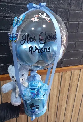 Hoş Geldin Prens — Erkek Bebek Aranjmanı